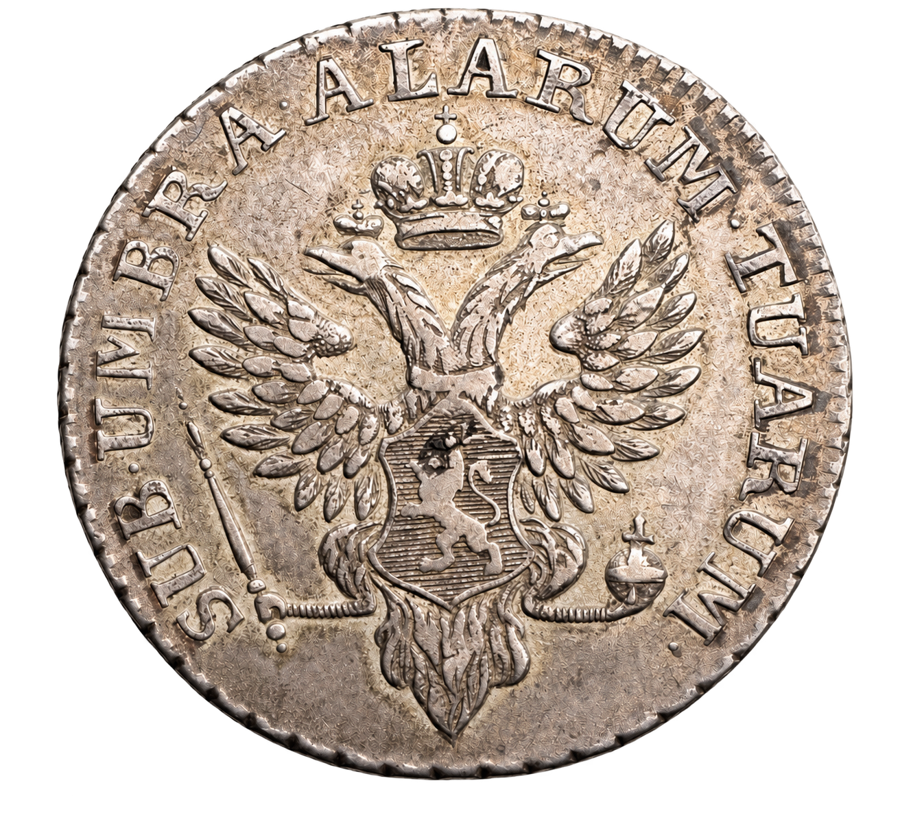 Аверс: Йевер. 1/2 талера 1798 г.